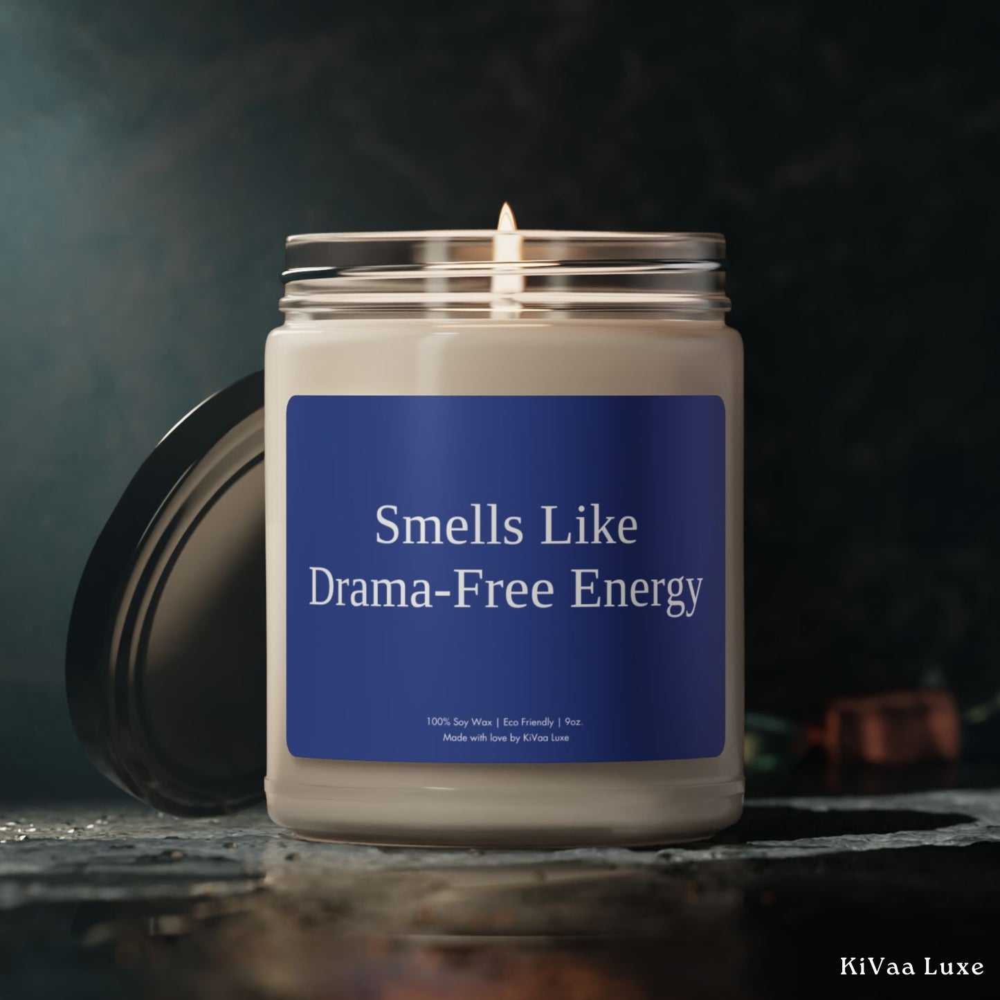 Smells Like Drama Free Energy Candle – Funny Gen Z Soy Candle