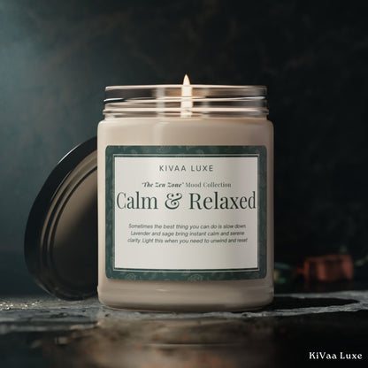 Calm & Relaxed Aromatherapy Mood Candle