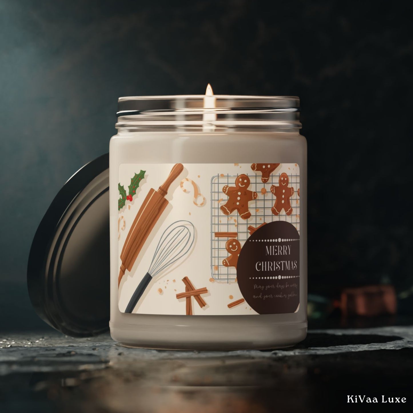 Christmas Holiday Baking Candle