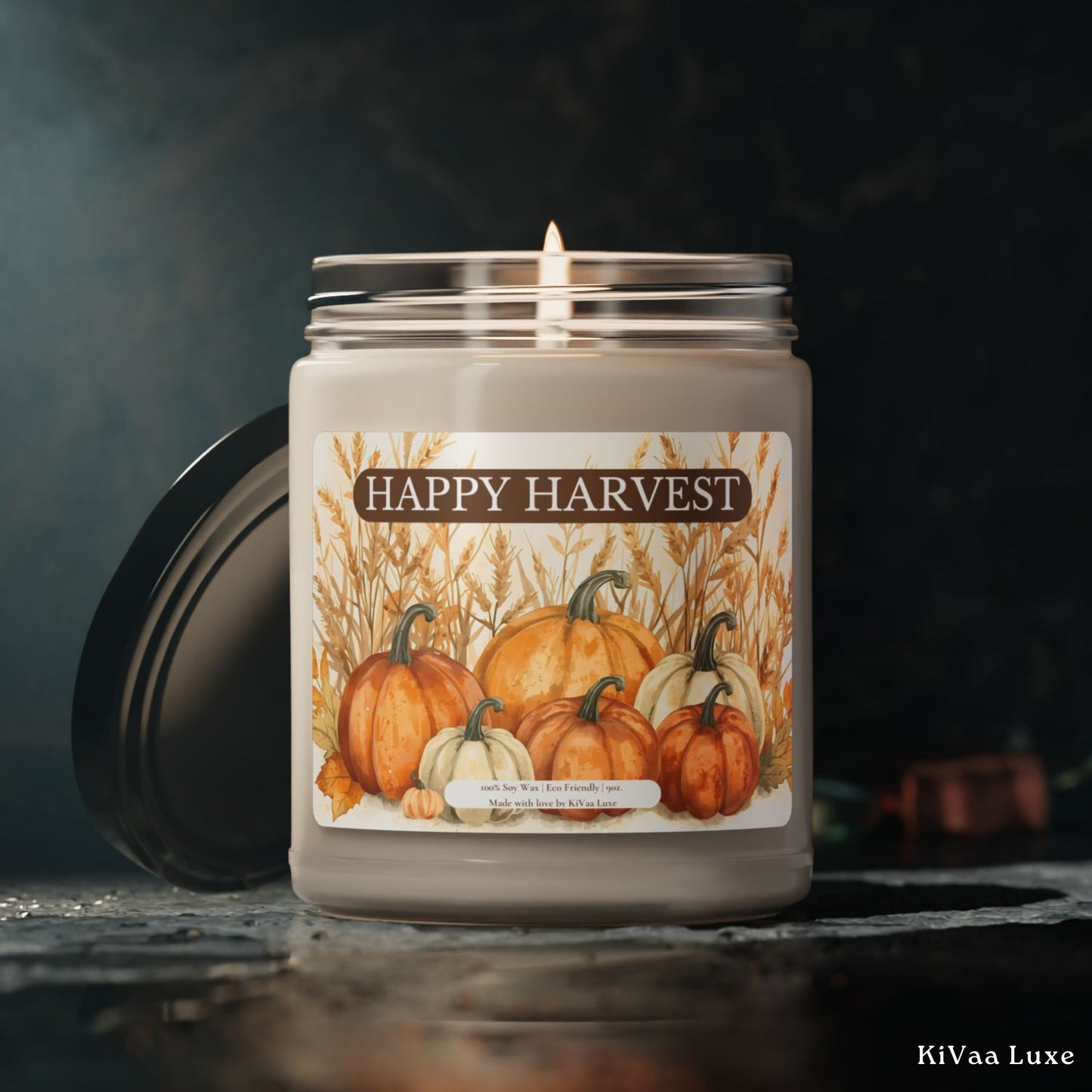 Happy Harvest Scented Soy Fall Candle