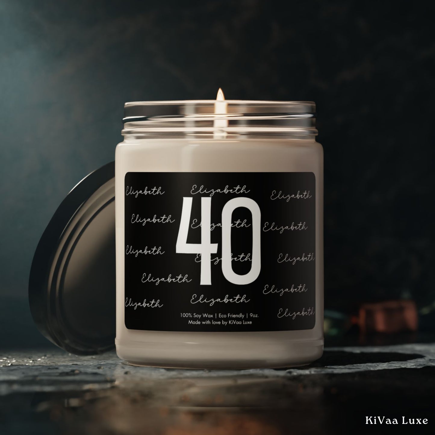 Any Age Personalised Birthday Gift for Her Candle