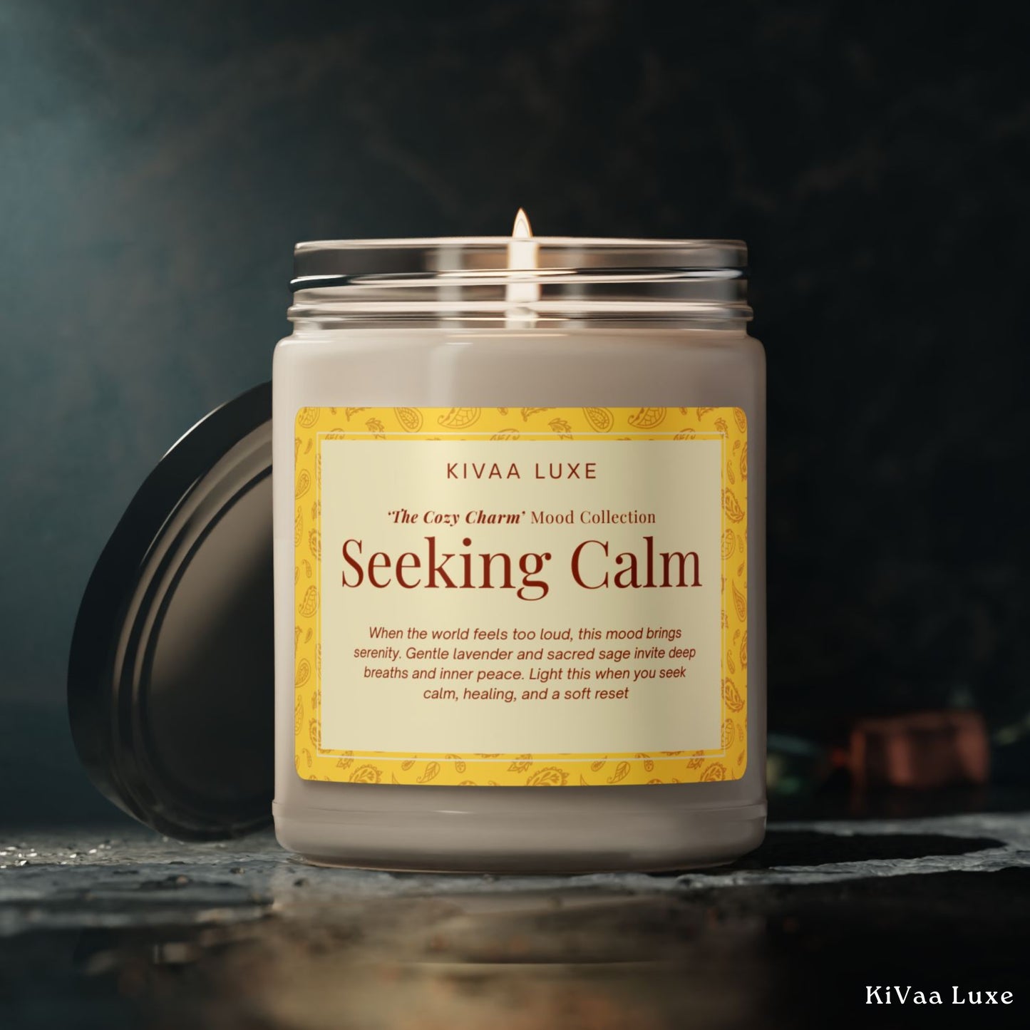 Seeking Calm Aromatherapy Mood Candle