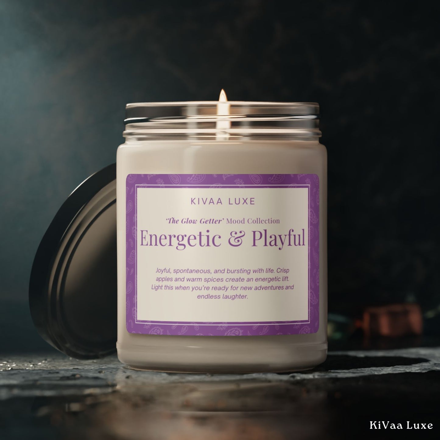 Energetic & Playful Aromatherapy Mood Candle