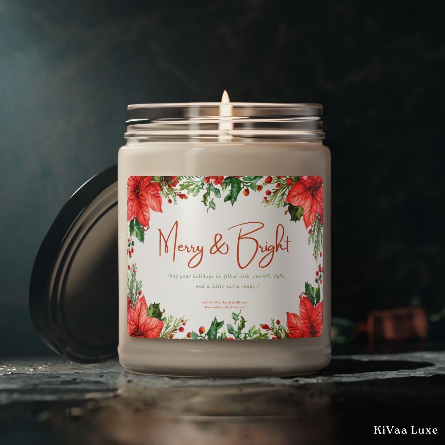 Merry & Bright Christmas Candle