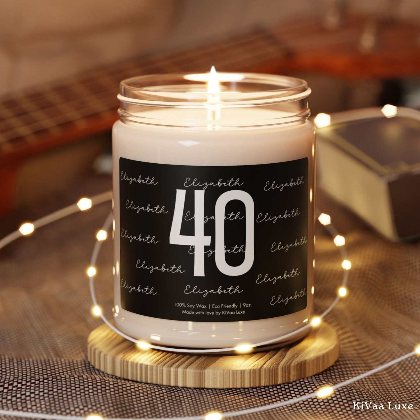 Any Age Personalised Birthday Gift for Her Candle