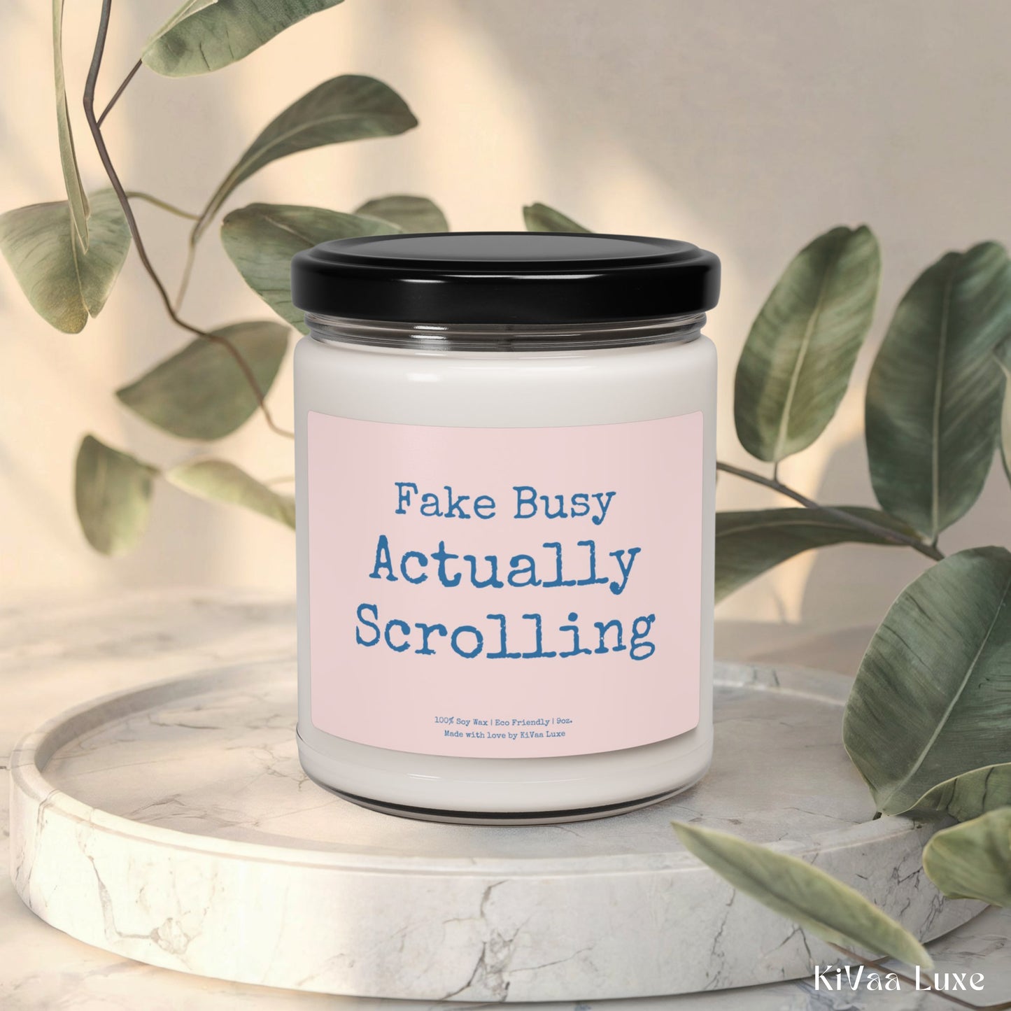 Fake Busy Actually Scrolling Candle – Funny Gen Z Soy Gift