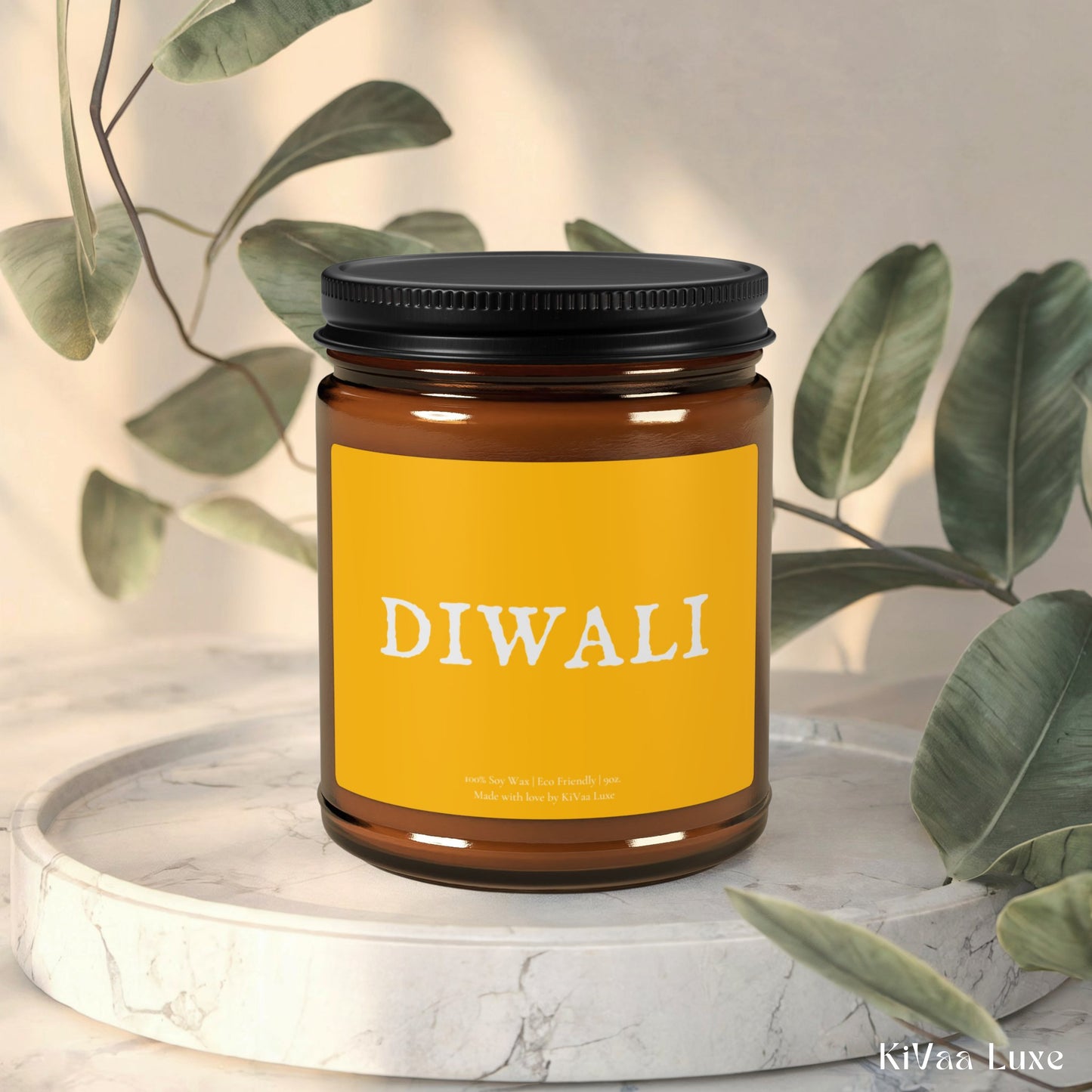 Diwali Festival Candle Minimalistic