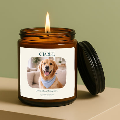 Custom Photo Candle – Upload Your Image