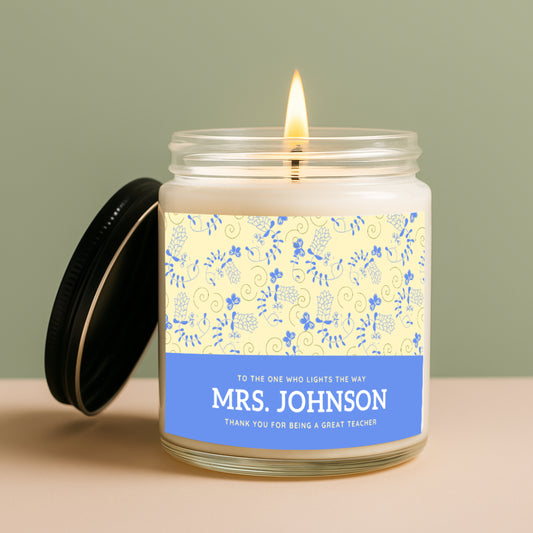 Personalized Thank You Gift for Teacher - To The One That Lights The Way