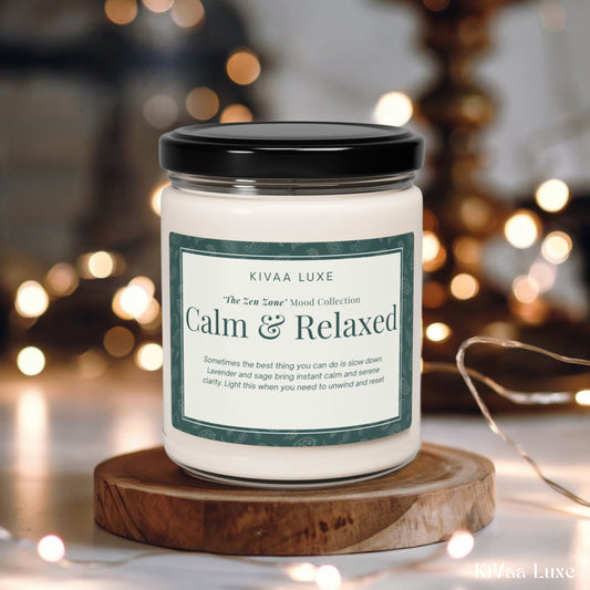 Calm & Relaxed Aromatherapy Mood Candle